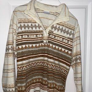 Columbia pullover quarter snap fleece